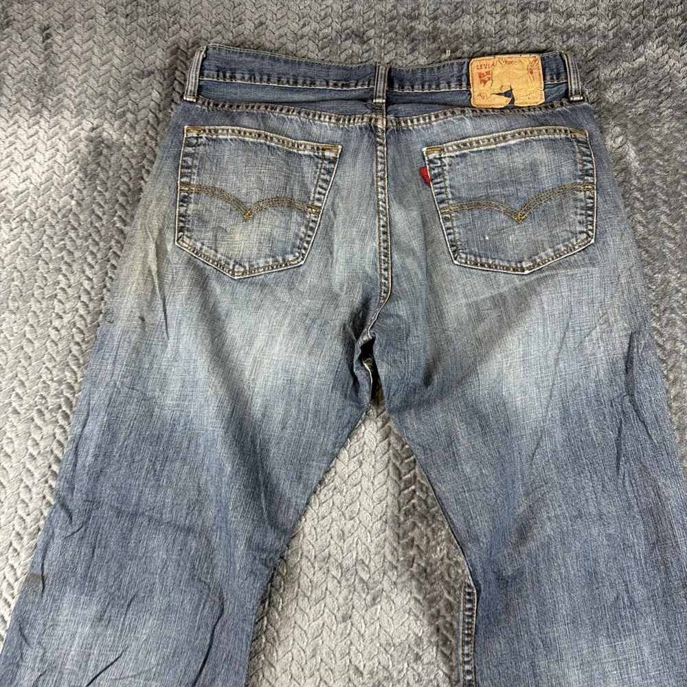 Levi's‎ 527 Jeans Mens 34x30 Denim Slim Fit Bootcut Low Rise Blue Medium Wash